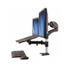 Single-Monitor Arm with Laptop Stand