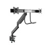 Desk Mount Dual Monitor Arm 32in -Handle