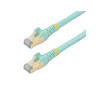 0.5m Aqua Cat6a Ethernet Cable - STP