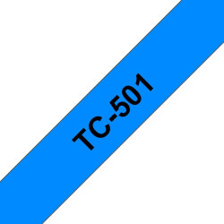 Tape Black On Blue 12mm | APLIUM