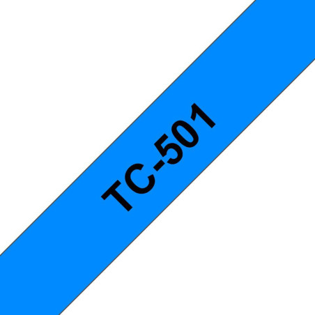 Tape Black On Blue 12mm | APLIUM