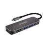 6-in-1 USB-C Hub with HDMI/Card Reader/P