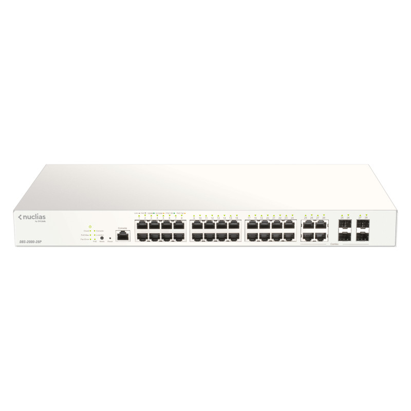28-Port Gigabit PoE+Nuclias Smart Manag