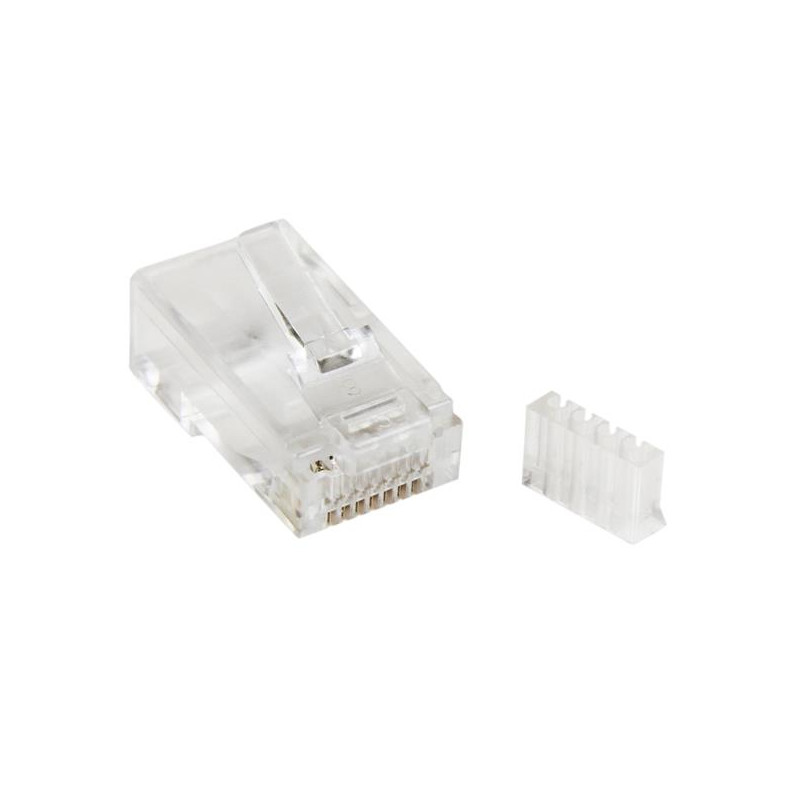 Solid Wire Cat 6 Modular Plug - 50 Pack
