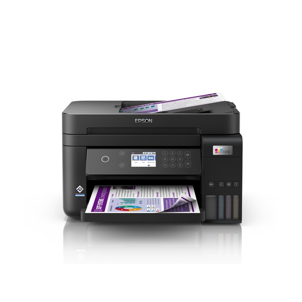 Epson EcoTank Impresora multifunción ET-3850 A4 con depósito de tinta, conexión Wi-Fi, Inyección de tinta, Impresión a color, 48