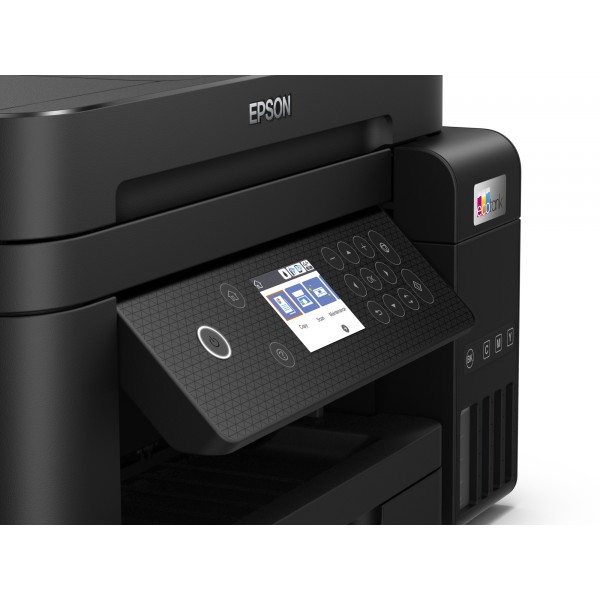 Epson EcoTank Impresora multifunción ET-3850 A4 con depósito de tinta, conexión Wi-Fi, Inyección de tinta, Impresión a color, 48