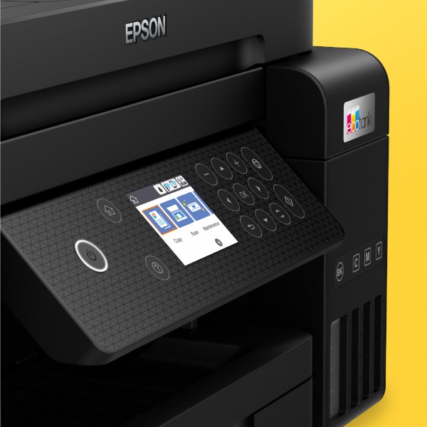 Epson EcoTank Impresora multifunción ET-3850 A4 con depósito de tinta, conexión Wi-Fi, Inyección de tinta, Impresión a color, 48