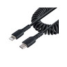 USB C to Lightning Cable 20in Coiled