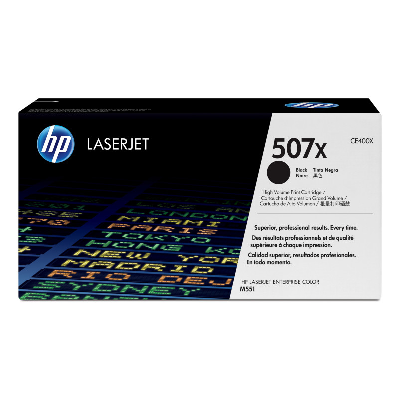 HP Toner/507X Black LaserJet Toner Cart