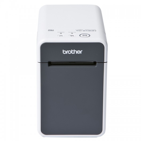 Brother TD-2135N, Térmica directa, 300 x 300 DPI, 152,4 mm/s, Inalámbrico y alámbrico, Gris, Blanco