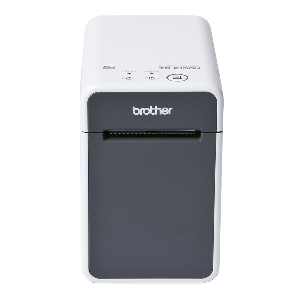 Brother TD-2135N, Térmica directa, 300 x 300 DPI, 152,4 mm/s, Inalámbrico y alámbrico, Gris, Blanco