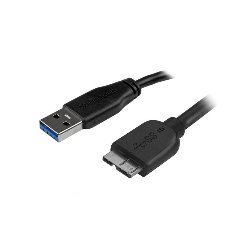 2m 1.8m Slim USB 3.0 Micro B Cable