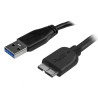 2m 1.8m Slim USB 3.0 Micro B Cable