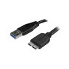 2m 1.8m Slim USB 3.0 Micro B Cable