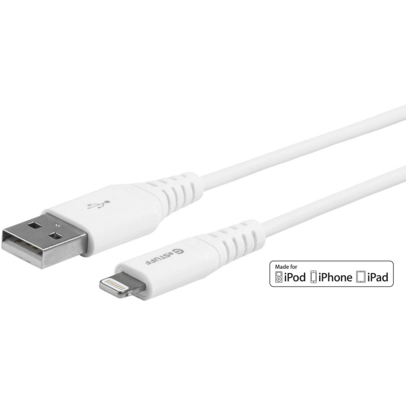 Lightning Cable MFI 0,15m Whit