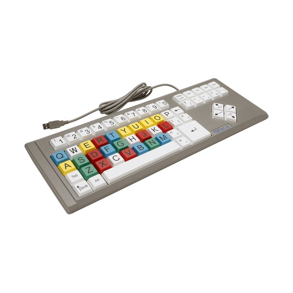 HP Kit de accesibilidad de, Teclado, USB, Gris, Blanco, Negocios, Empresa, 1 pieza(s), 683 mm