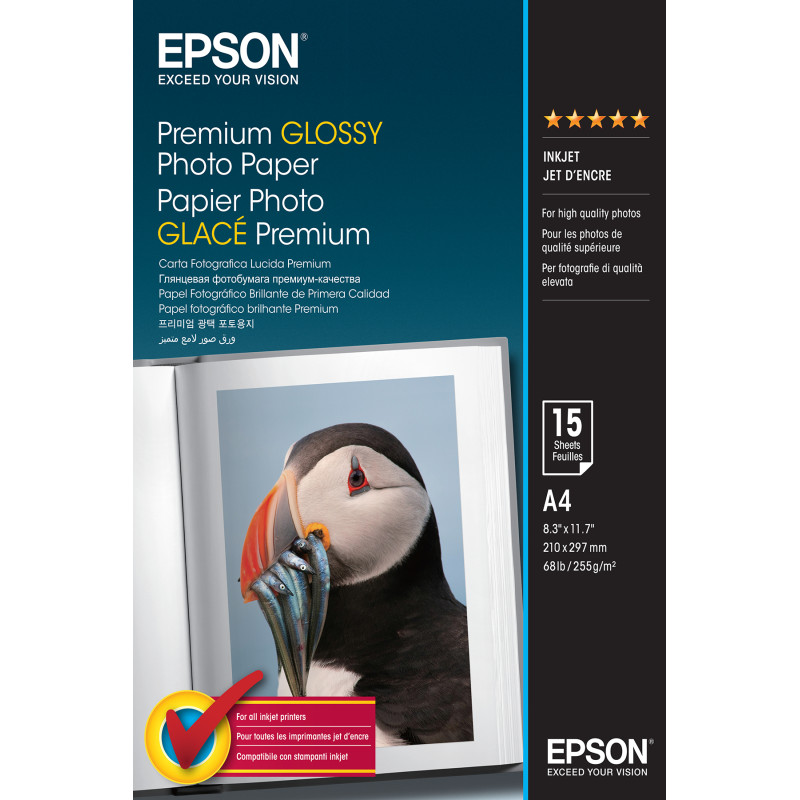 Paper/Prem Glossy Photo A4 255gm2 15sh