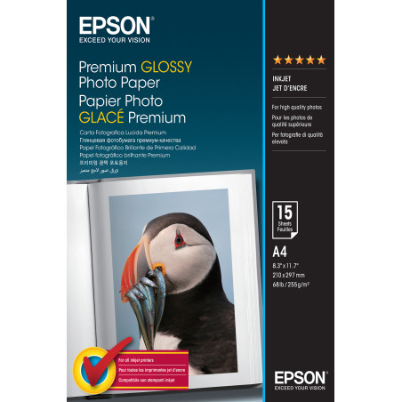 Paper/Prem Glossy Photo A4 255gm2 15sh