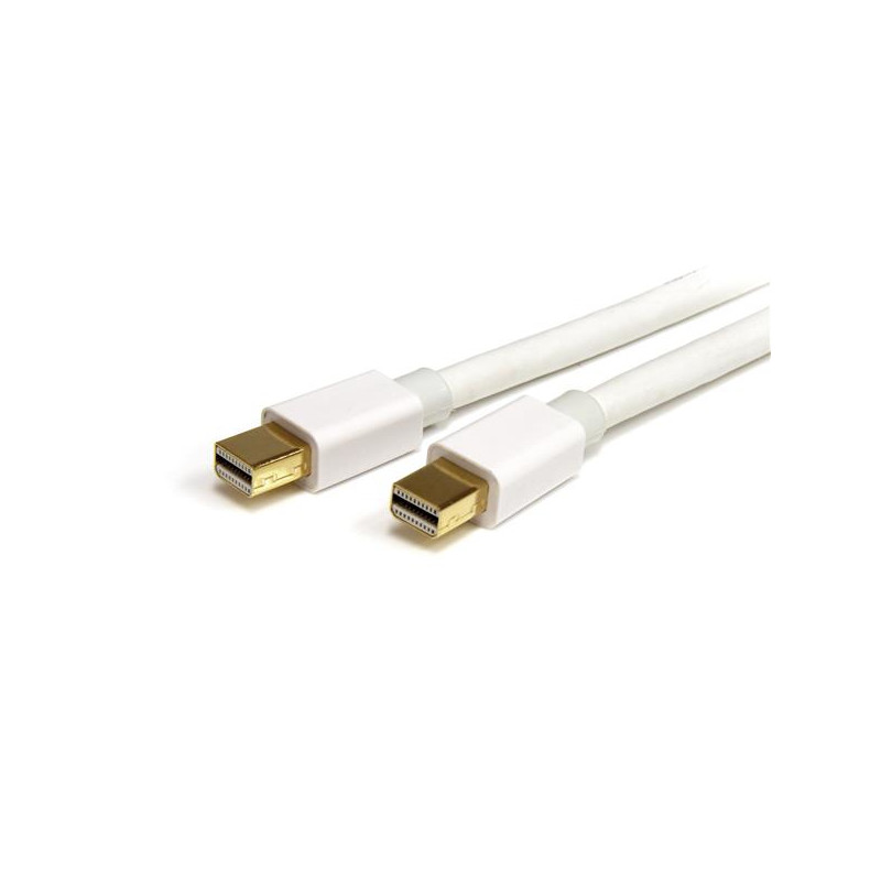 3m 10ft White Mini DisplayPort Cable M/M