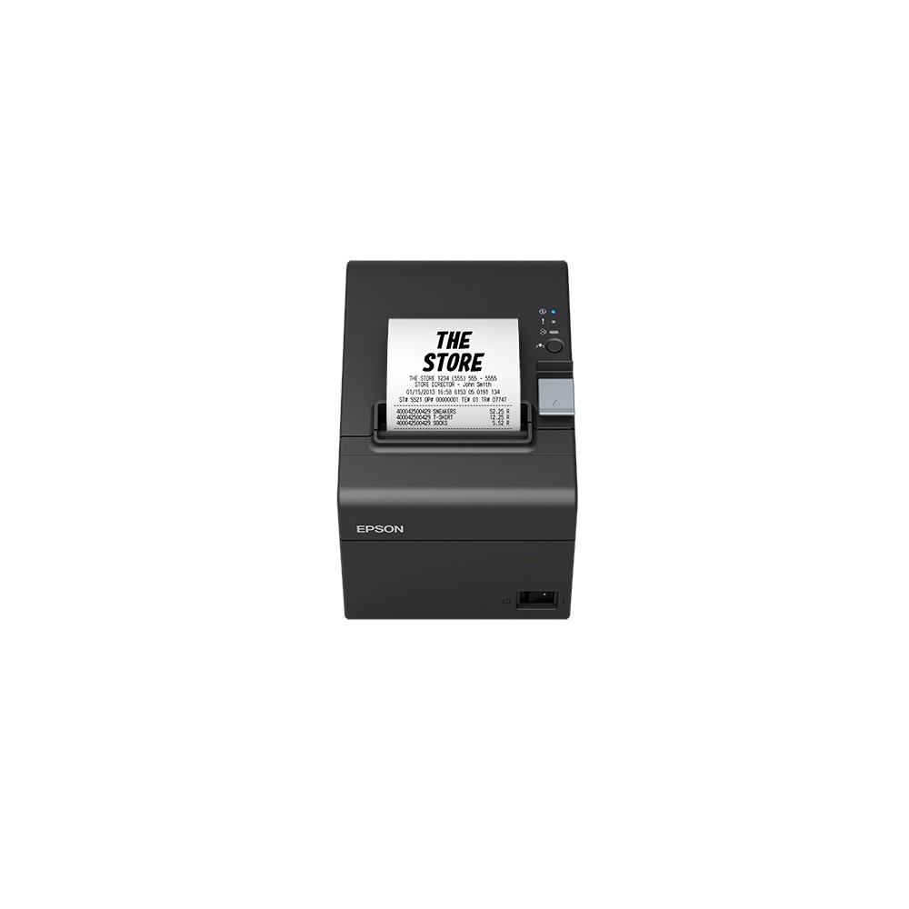 Epson TM-T20III (011): USB + Serial, PS, Blk, EU, Térmica directa, Impresora de recibos, 203 x 203 DPI, 250 mm/s, 22,6 caráctere