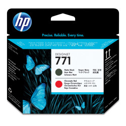 HP No 771 Matte Black/Chr Red Print Head