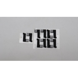 10pcs low support rubber
