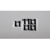 10pcs low support rubber