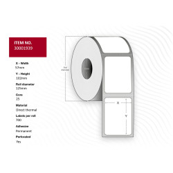 Label 57x102 - Core 25. DT. | APLIUM