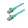 50cm LSZH CAT6a Ethernet Cable - Aqua