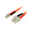 2m Multimode Fiber Patch Cable LC - SC