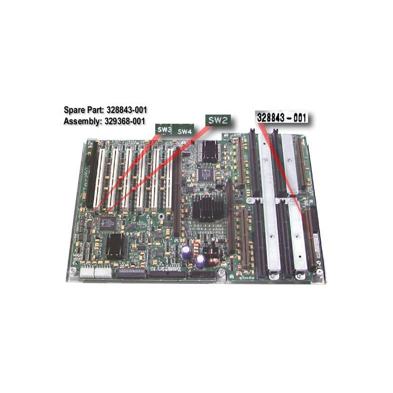 Processor board with tray for