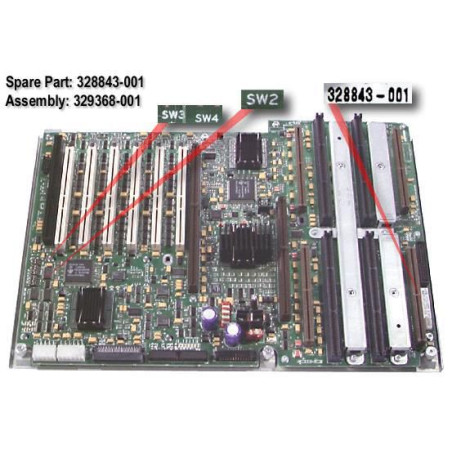 Processor board with tray for