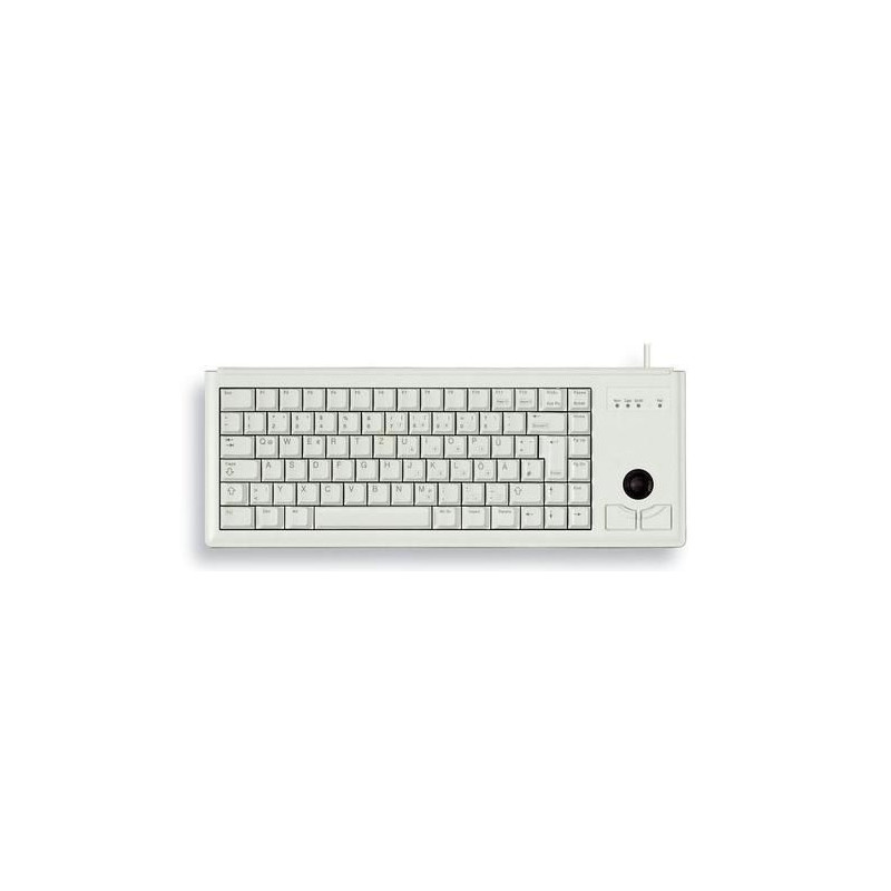 Keyboard G84-4400 Trackball Lightgrey US-ENGL/INTL USB | APLIUM