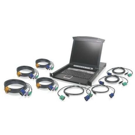 8-Port 17" LCD Combo KVM