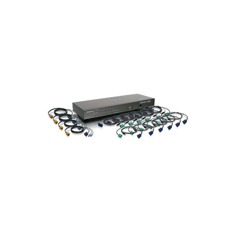 16-Port USB PS/2 KVM Switch