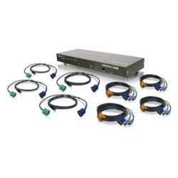8-Port Combo VGA KVMP Switch