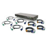 8-Port Combo VGA KVMP Switch