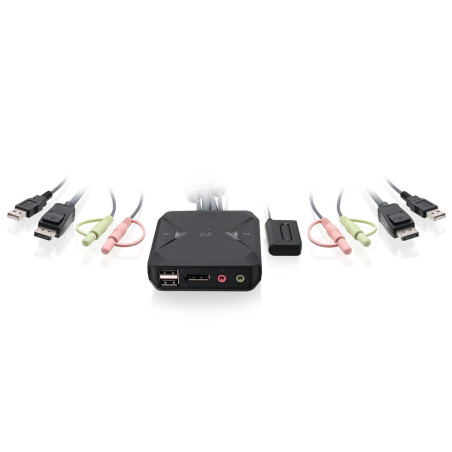 2 port USB DisplayPort Cable