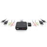 2 port USB DisplayPort Cable