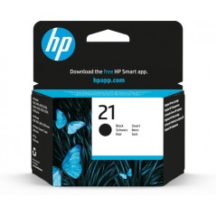 HP Cartucho de tinta original 21 negro, Rendimiento estándar, Negro, Tinta a base de pigmentos, 5 ml, 1 pieza(s), 190 páginas