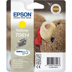 Epson Teddybear Cartucho T0614 amarillo, Amarillo, Tinta a base de pigmentos, 8 ml, 1 pieza(s)