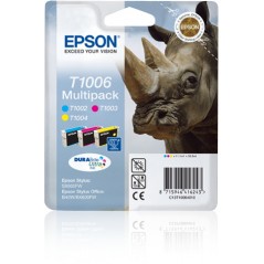 Epson Rhino Multipack 3-colours T1006 DURABrite Ultra Ink, Cian, Magenta, Amarillo, Tinta a base de pigmentos, 1 pieza(s), Multi