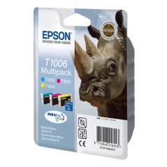 Epson Rhino Multipack 3-colours T1006 DURABrite Ultra Ink, Cian, Magenta, Amarillo, Tinta a base de pigmentos, 1 pieza(s), Multi