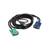 Integrated LCD KVM USB cable/6ft - 1.8m