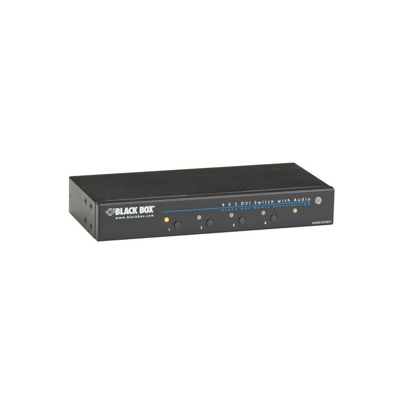 4X1 DVI & AUDIO SWITCH