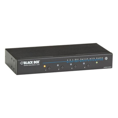 4X1 DVI & AUDIO SWITCH