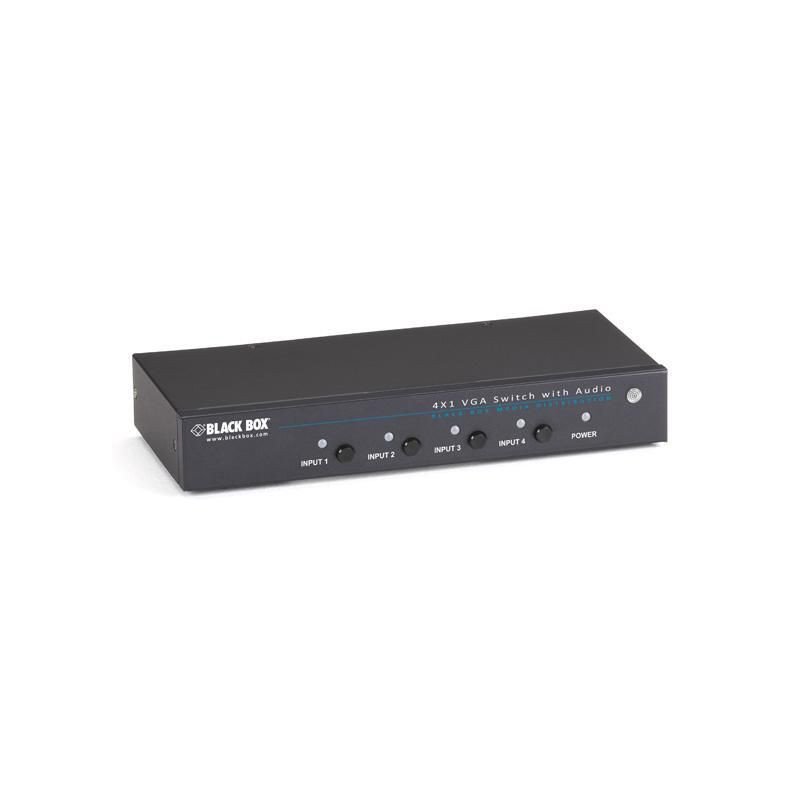 4 X 1 VGA SWITCH WITH SERIAL