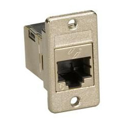 PANEL MOUNT CAT6 COUPLER