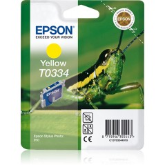 Epson Grasshopper Cartucho T0334 amarillo, Amarillo, Tinta a base de pigmentos, 17 ml, 1 pieza(s)