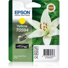 Epson Lily Cartucho T0594 amarillo, Amarillo, Tinta a base de pigmentos, 1 pieza(s)